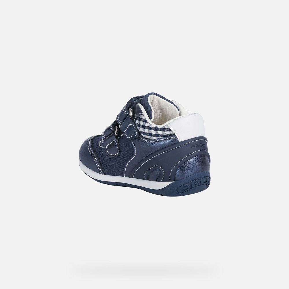 Tenis Geox Bebe Azul Marinho - Each Girl - XTESG5178